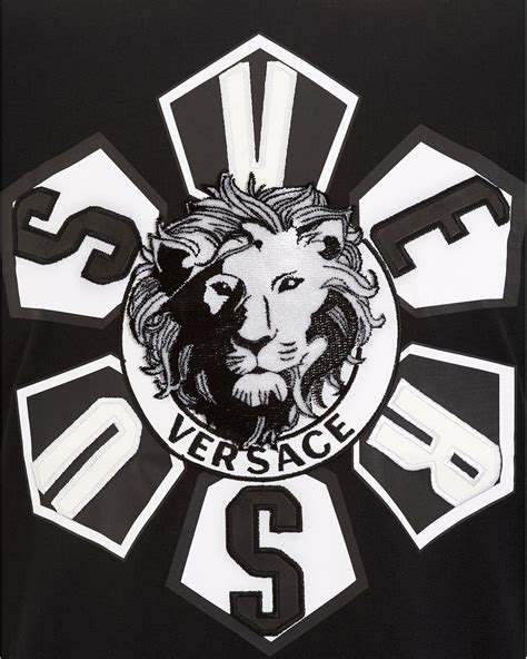 versace lion t shirt|versace logo drawing.